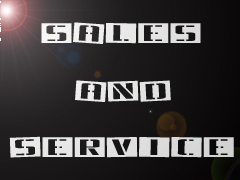 Sales and Service Banner